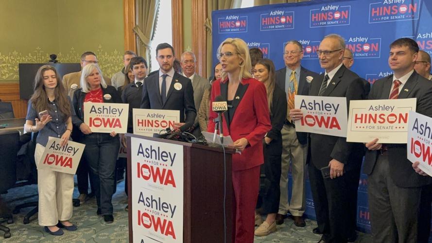 Hinson presser at Iowa Capitol