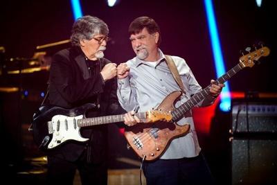 Randy Owen and Teddy Gentry of Alabama perform during the CMT Giants: Alabama show at The Fisher Center for the Performing Arts in Nashville, Tenn., Wednesday, Jan. 17, 2024.