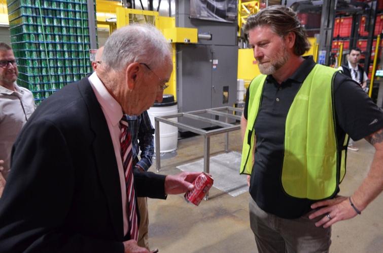 Grassley Coca Cola can