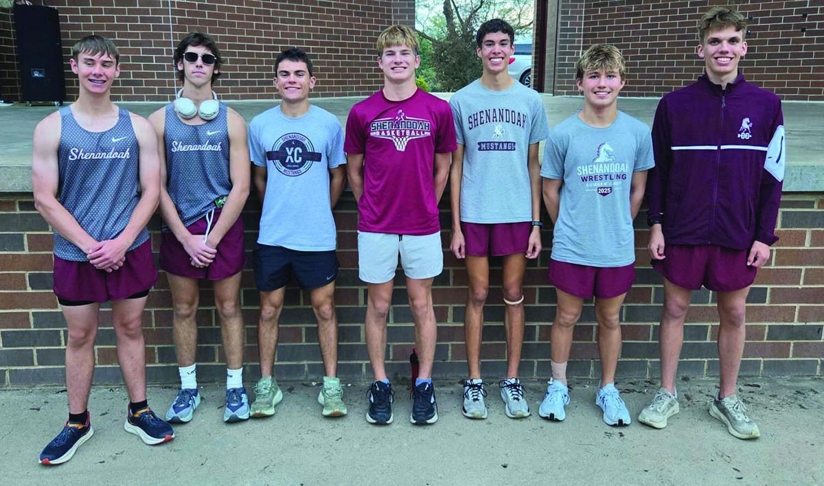 Shenandoah Boys XC wins at Glenwood