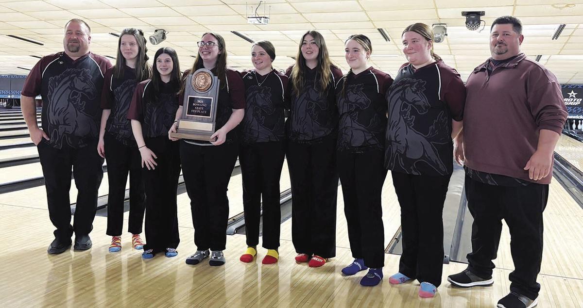 Shenandoah girls at state bowling