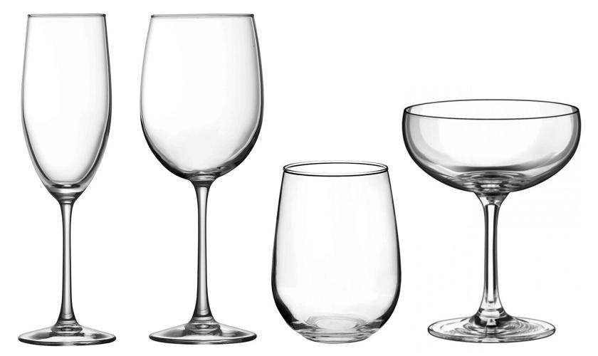 Types of wine glasses
