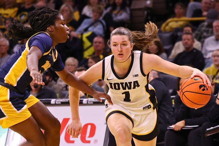 Iowa WBBall vs. Toledo 8