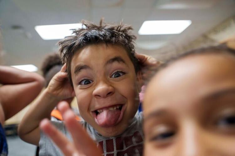 Children play at the Levitt Boys & Girls Club at Carver Elementary in Des Moines.
