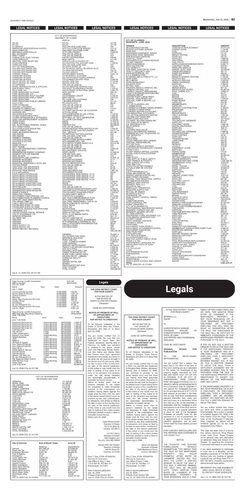 Page B3