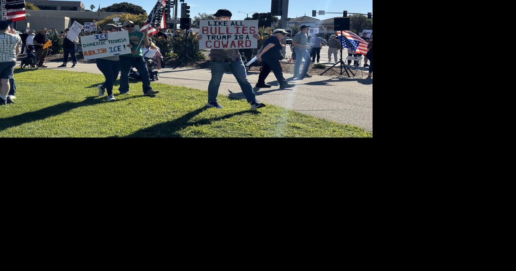 Weekend of Resistance: Gatherings in Ventura and Oxnard protest ICE, military strikes