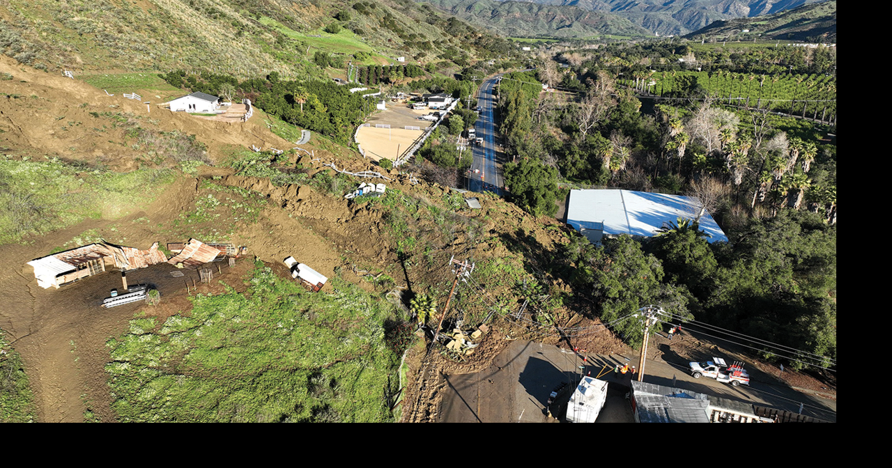Mudslide closes 150 until May: Residents, ranch workers, college ...