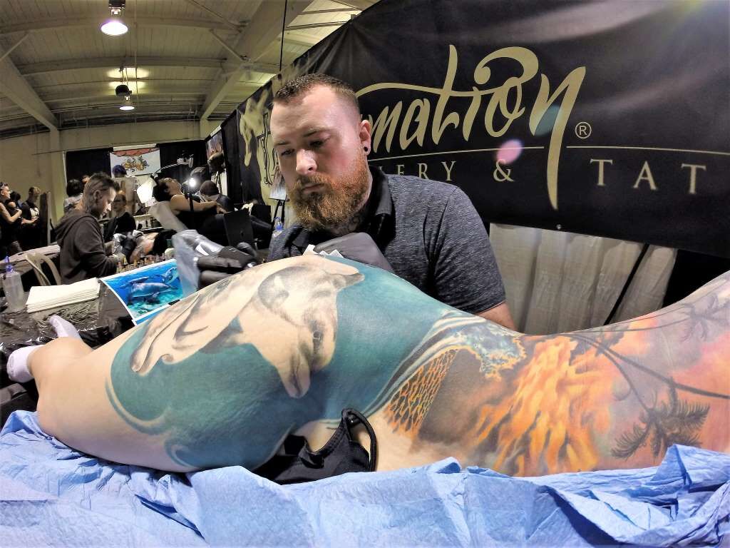 Rrrremy — 🖤 Cornwall Tattoo Convention 2019 🐌🐌🐌 Bit slow...