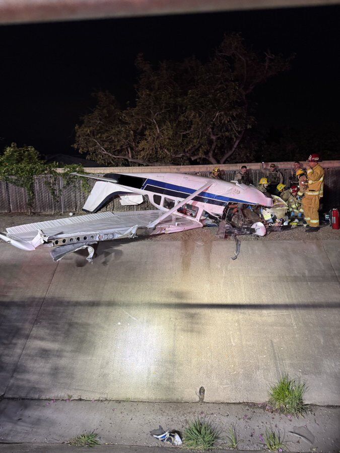 Two Injured in Camarillo Plane Crash: Oxnard, county fire departments ...