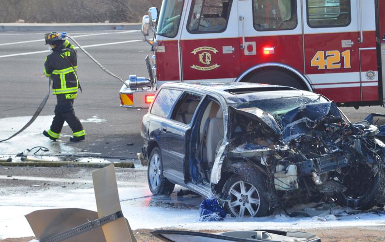 Two flown to hospital after fiery crash | News | verdenews.com