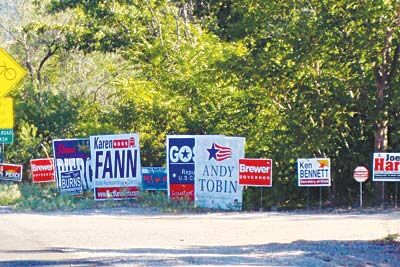 The battle over political signs | News | verdenews.com