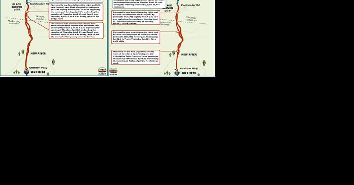Lane closures planned on I-17 this week - Vimarsana News