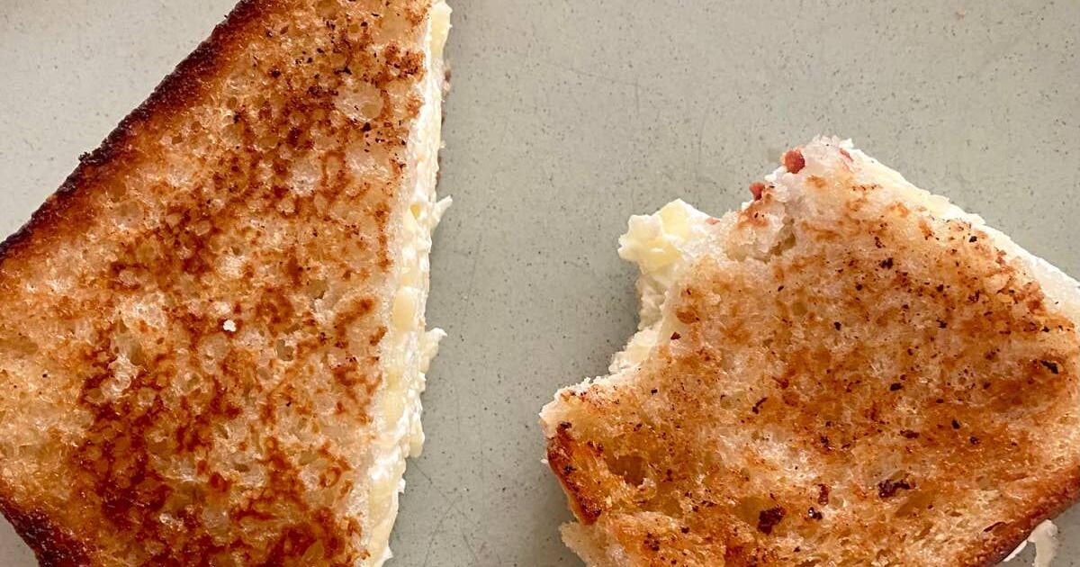 I Tried the Viral Chopped Grilled Cheese—and Cream Cheese Is the Upgrade I Didn’t See Coming