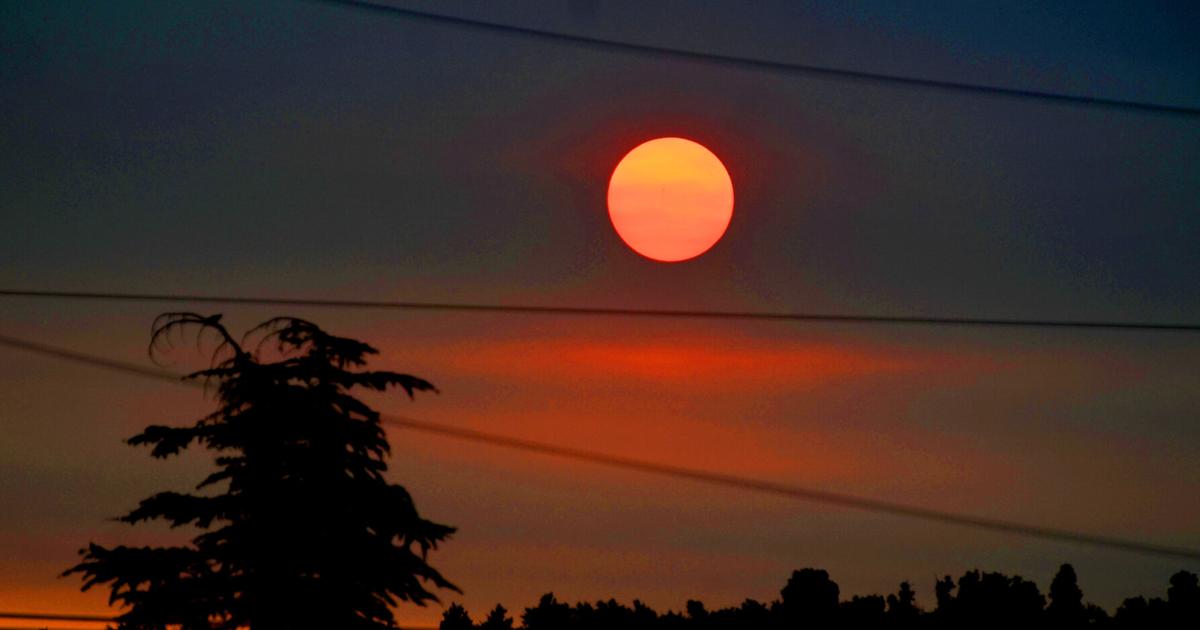 Rubescent Sun Red sun rises on Wednesday | Features | verdenews.com