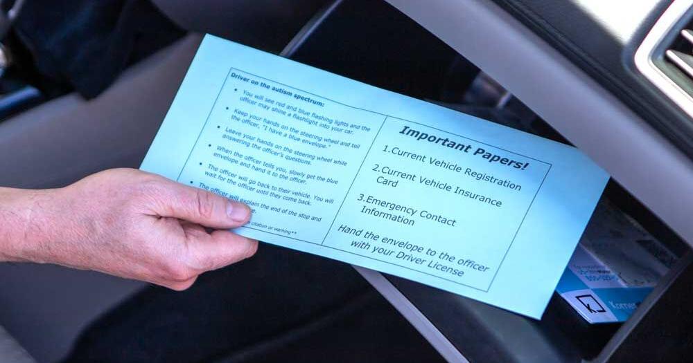 Blue Envelope program eases police encounters with autistic drivers - Vimarsana News
