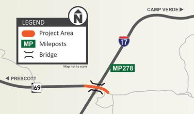 SR 169 bridge deck replacement project at I-17 to restart May 21 | Camp ...