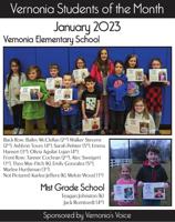 Students of the Month January 2023