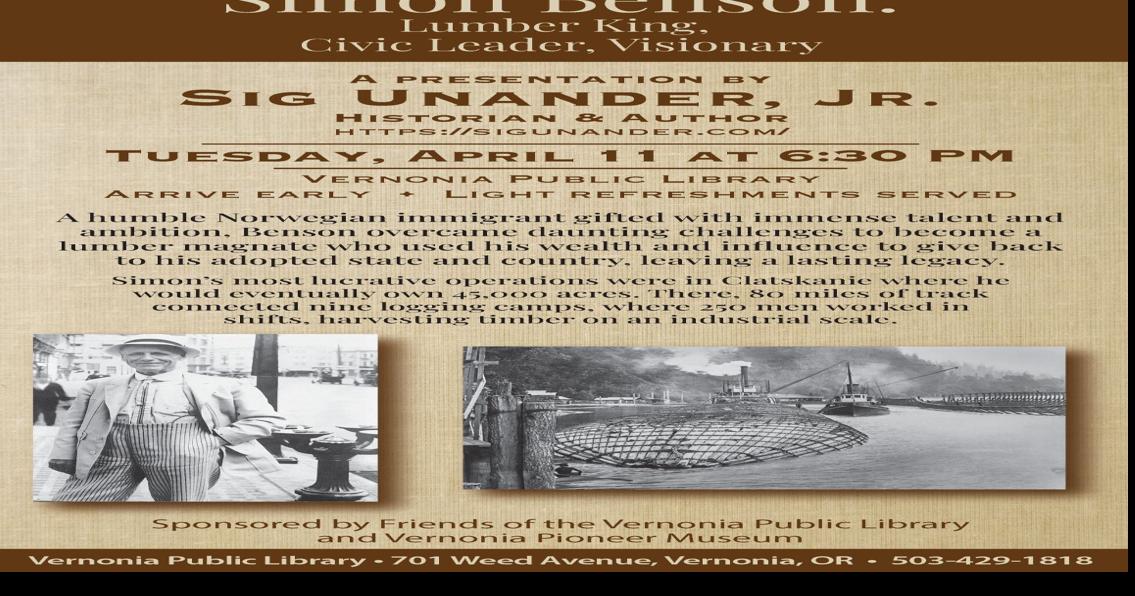 What's Happening at the Vernonia Library Vernonia Library