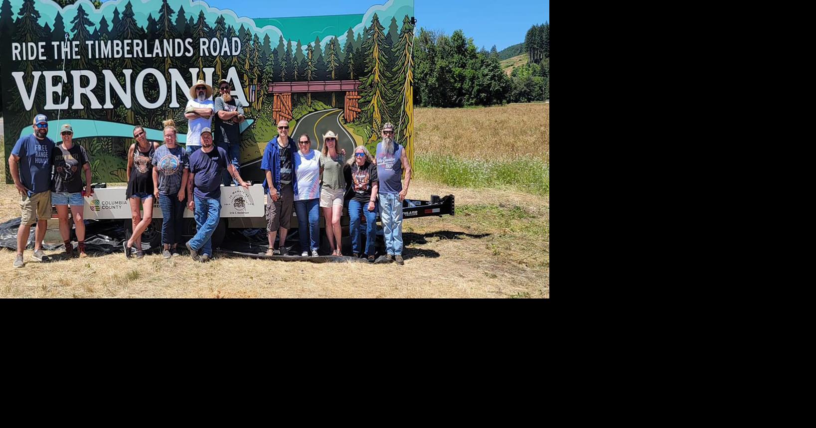 Vernonia's New Sign Points the Way Community News