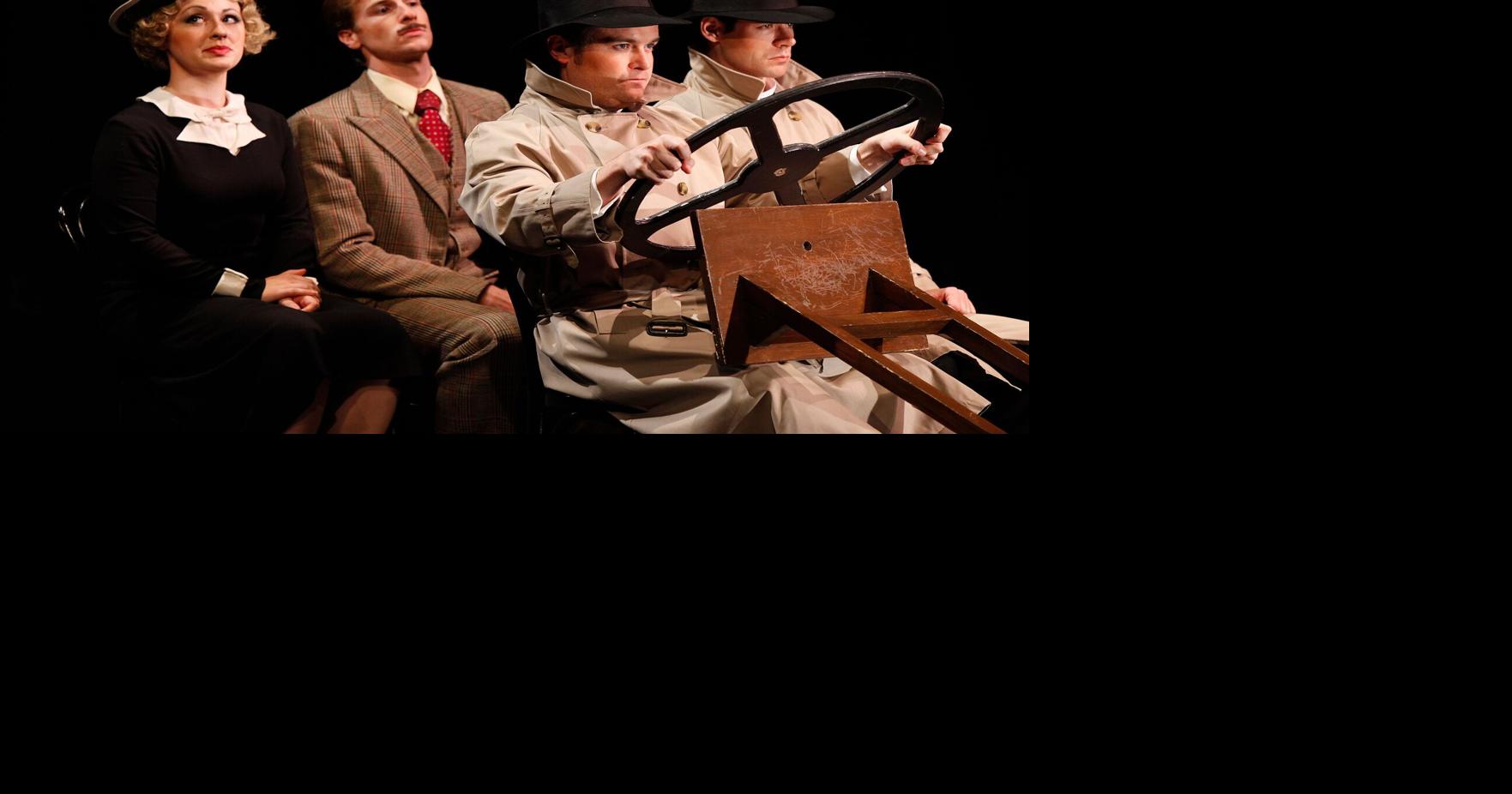 Four actors play 150 characters Hitchcock’s ‘The 39 Steps