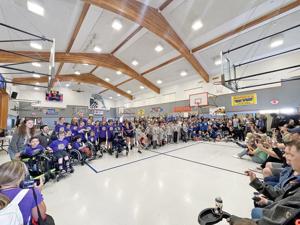 Image for display with article titled Rescue Union School District Hosts Unified Basketball Tourney