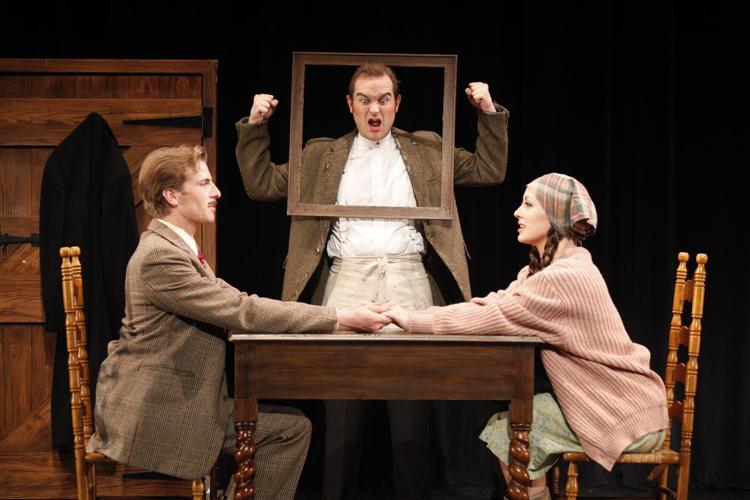 Four actors play 150 characters Hitchcock’s ‘The 39 Steps