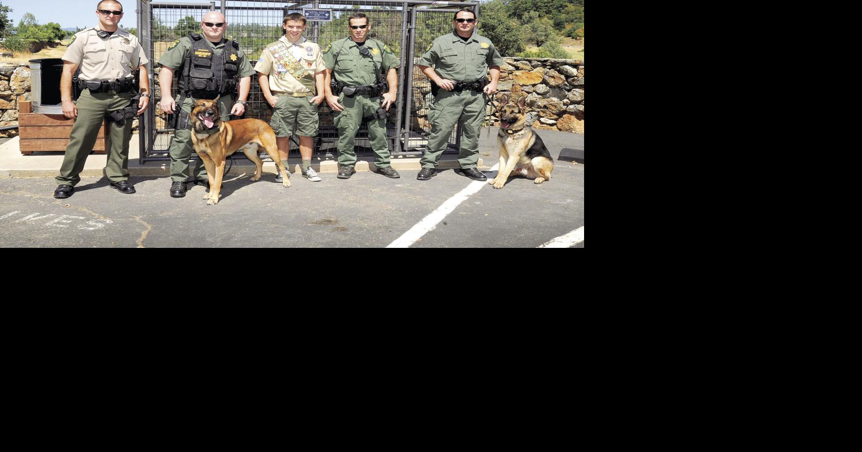 Doggone good idea Scout donates kennel to sheriff Local News