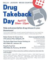 Drug Take Back Day events scheduled for April 27