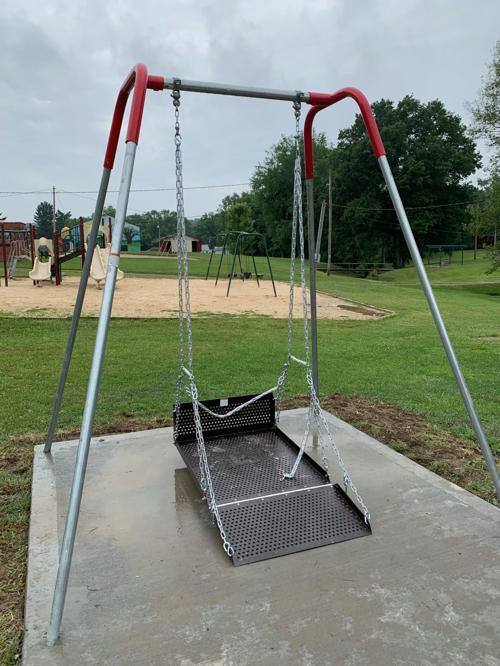 Wheelchair swing added to Wyman Park