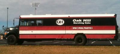 Oak Hill Marching Oaks Band Bus
