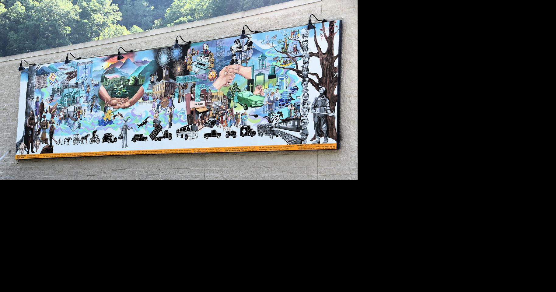 Food City mural rededicated during DAR ceremony