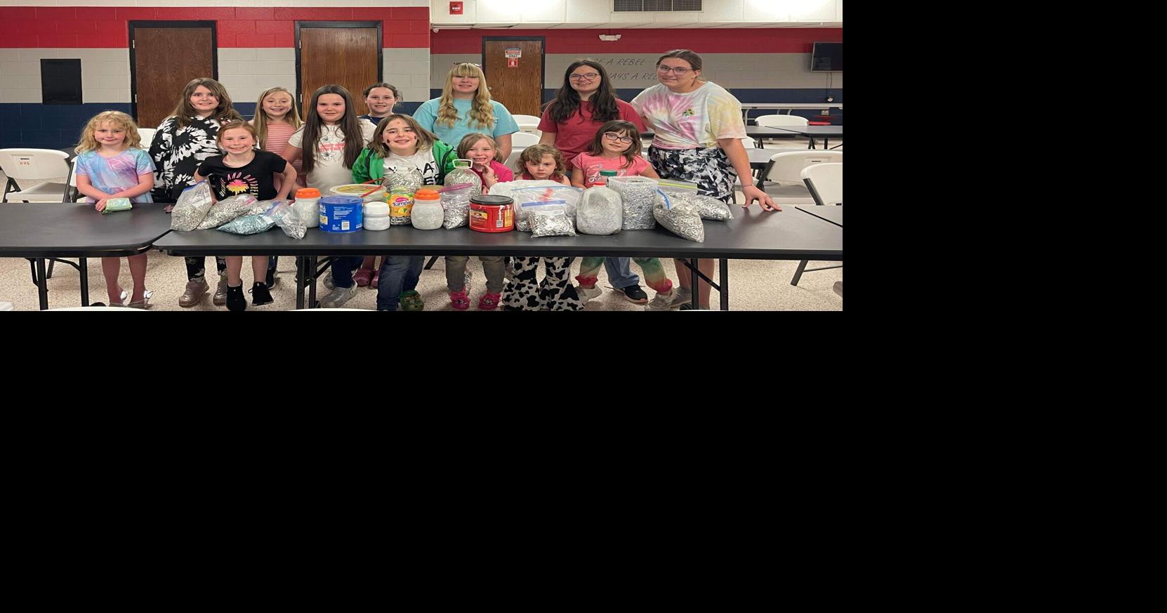 Girl Scouts collected 53 pounds of soda tabs for Ronald McDonald