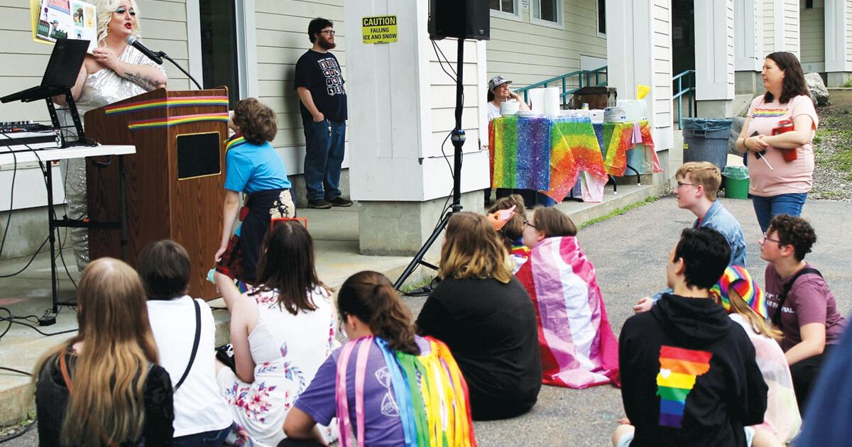 Children and families show pride at rally