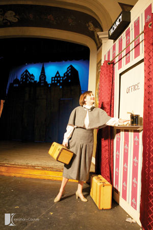 Millie arrives at the Hotel Priscilla, a hotel for actresses who cannot afford to pay, in “Thoroughly Modern Millie.”