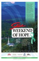 Stowe Weekend of Hope: April 29-May 1, 2016