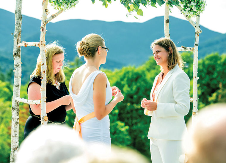 Same-sex weddings in Vermont Stowe/Green Mountain Weddings vtcng
