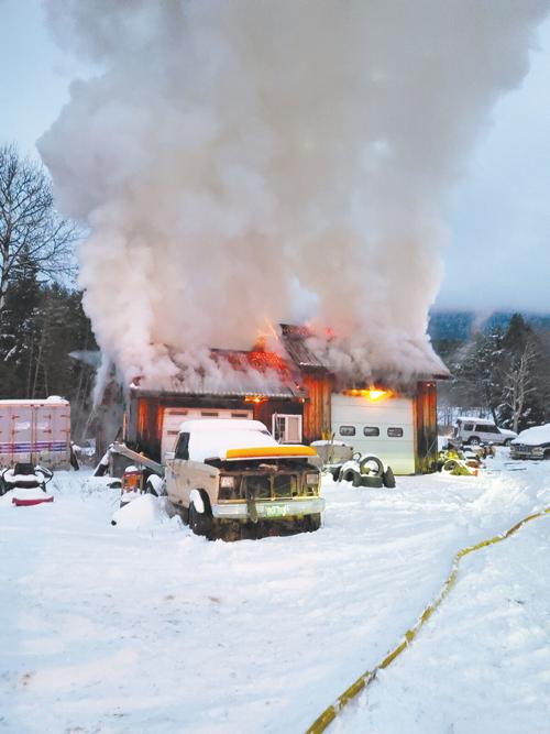 Almeron Drive garage fire