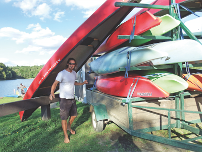 Boats at the reservoir