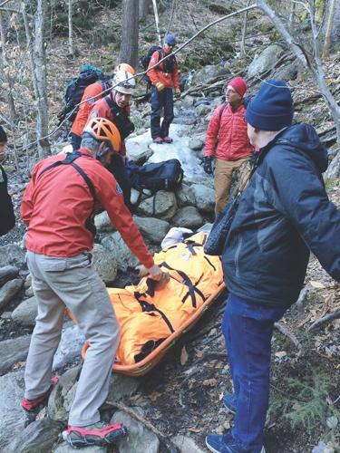 Rescue at Bingham Falls