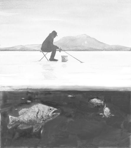 Life under the ice at 39 degrees