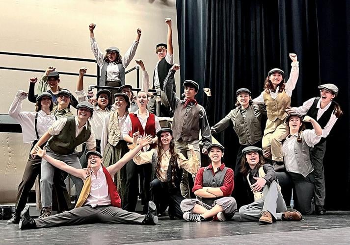 The cast of “Newsies”