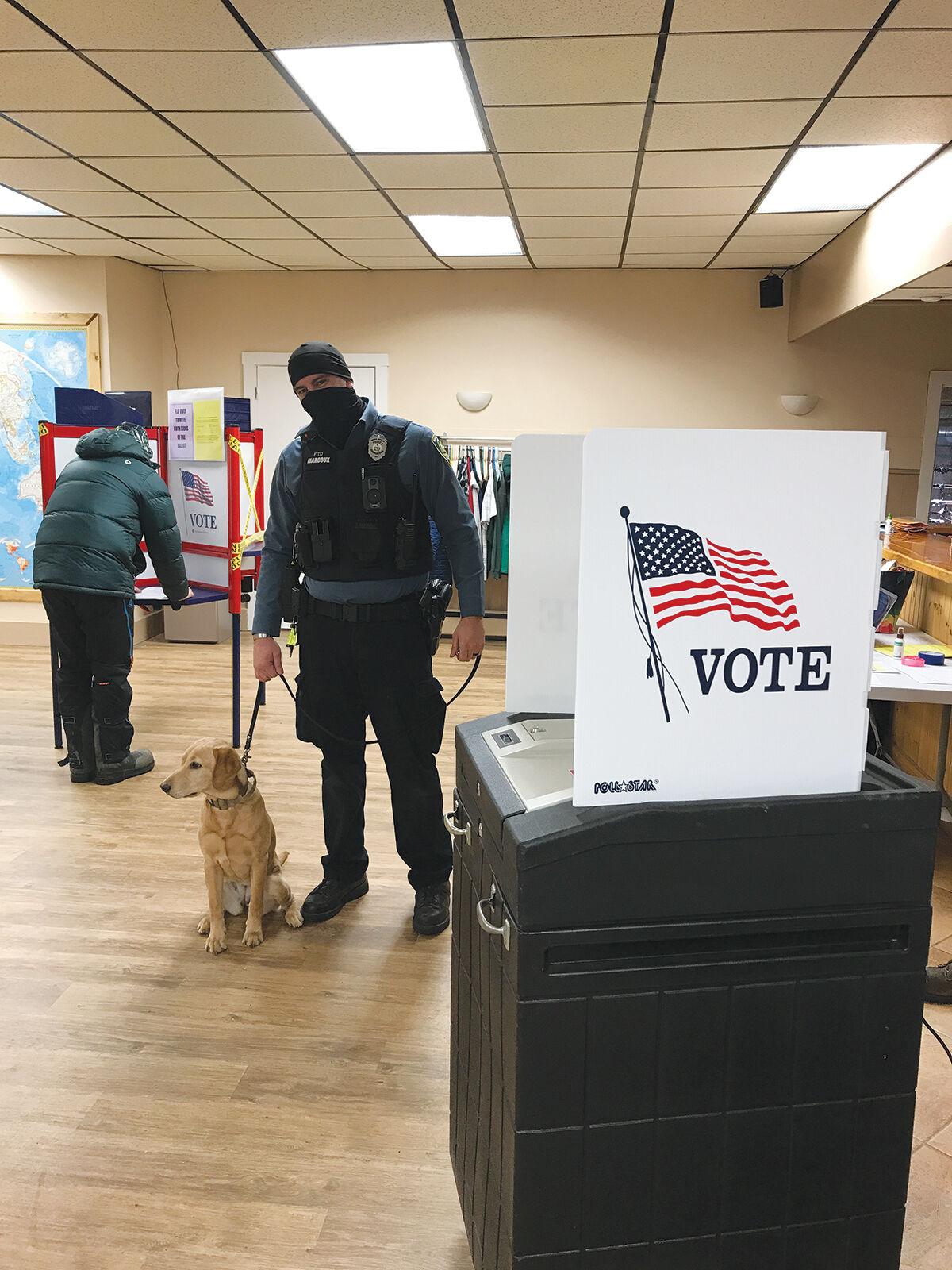 Morristown Town Meeting Day 2021: Voter patrol