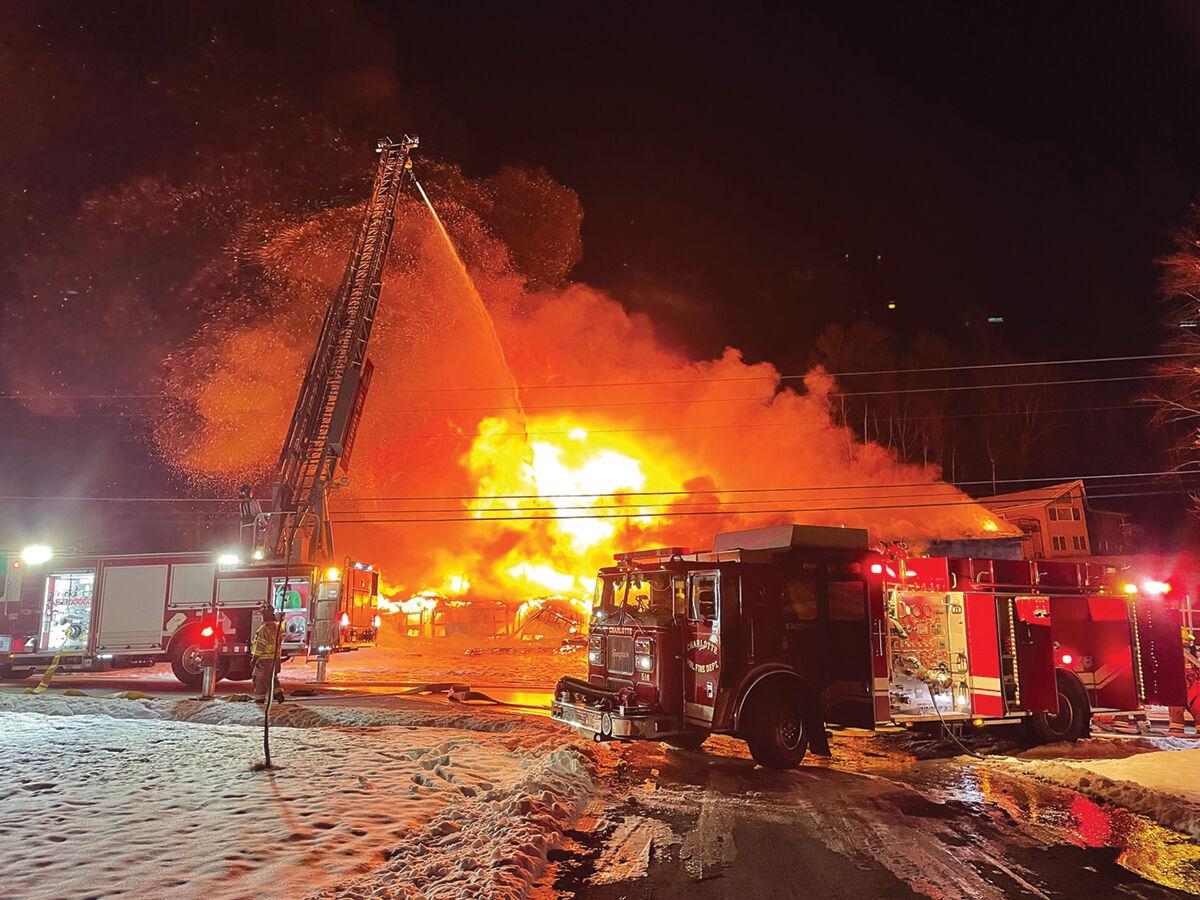 Fire destroys Charlotte snowplow fleet