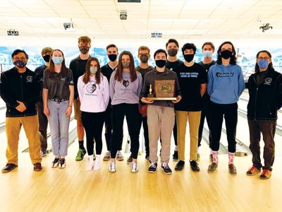 The South Burlington High School bowling team