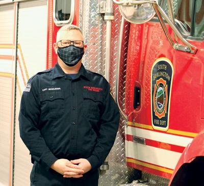 South Burlington Fire Captain Micah Genzlinger