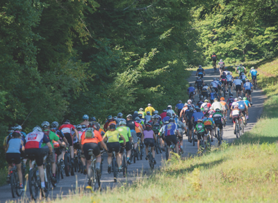 Bikers race to the top