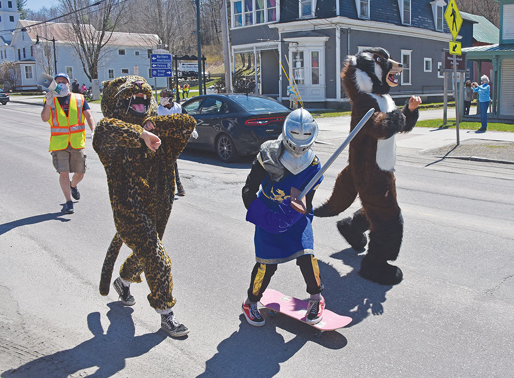 Johnson Food Shelf Not-a-Parade: Mascot mania