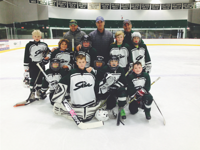 Stowe Squirt A's celebrate victory