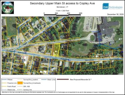 Secondary Upper Main St. Access to Copley Ave.