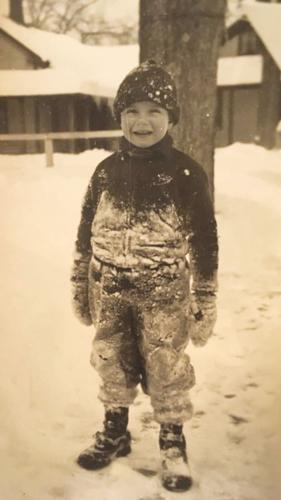 David Stackpole as a child